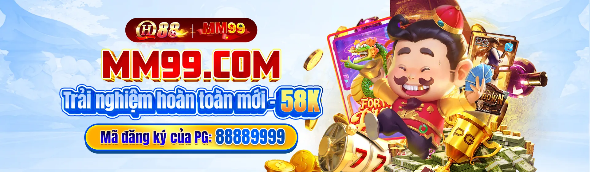 Hình ảnh banner chính giới thiệu ưu đãi VIP FC88